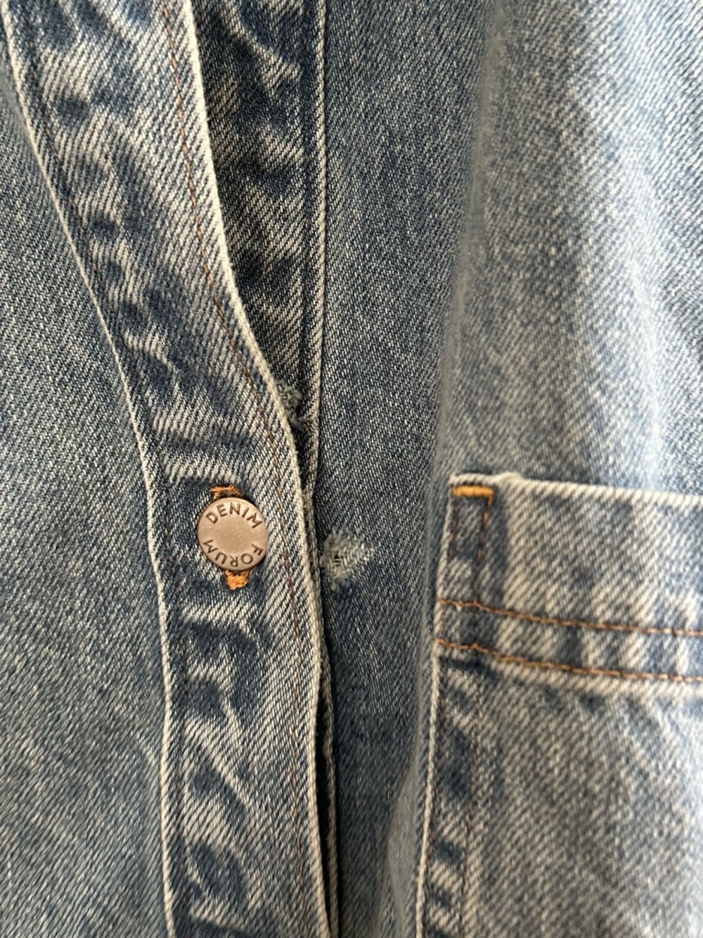 Denim Forum The '90s Sculpt Denim Shirt - Picture 7 of 7